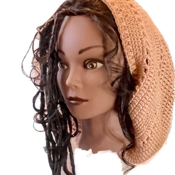 Slouchy Pale Pink Hand-made Tam♥️ - Picture 4 of 6